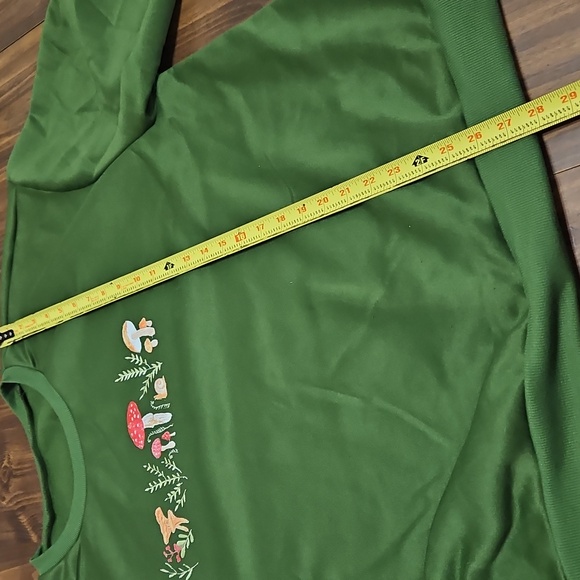 SHEIN Forest Green Fleece Top - Picture 3 of 7